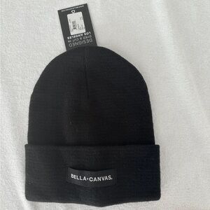 Bella Canvas Classic Black Knit Hat